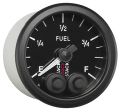 AutoMeter - Autometer Stack 52mm 0-280 Ohm Programmable Pro-Control Fuel Level Gauge - Black - Demon Performance