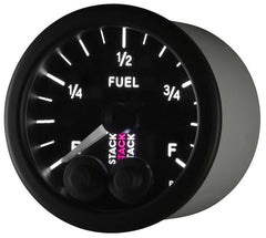 AutoMeter - Autometer Stack 52mm 0-280 Ohm Programmable Pro-Control Fuel Level Gauge - Black - Demon Performance