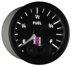 AutoMeter - Autometer Stack 52mm 0-280 Ohm Programmable Pro-Control Fuel Level Gauge - Black - Demon Performance