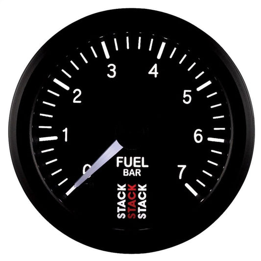 AutoMeter - Autometer Stack 52mm 0-7 Bar M10 Male Pro Stepper Motor Fuel Pressure Gauge - Black - Demon Performance