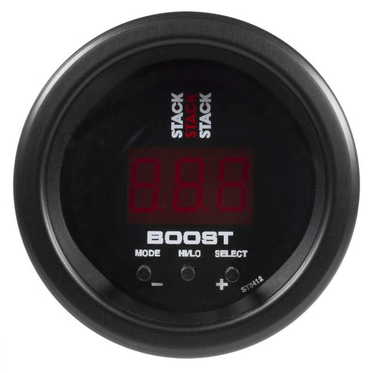 AutoMeter - Autometer Stack 52mm -1 to +2 Bar (-30INHG to +30 PSI) Boost Controller - Black - Demon Performance