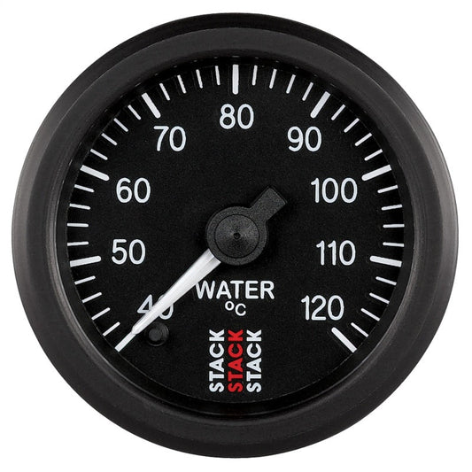 AutoMeter - Autometer Stack 52mm 40-120 Deg C 1/8in NPTF Male Pro Stepper Motor Water Temp Gauge - Black - Demon Performance