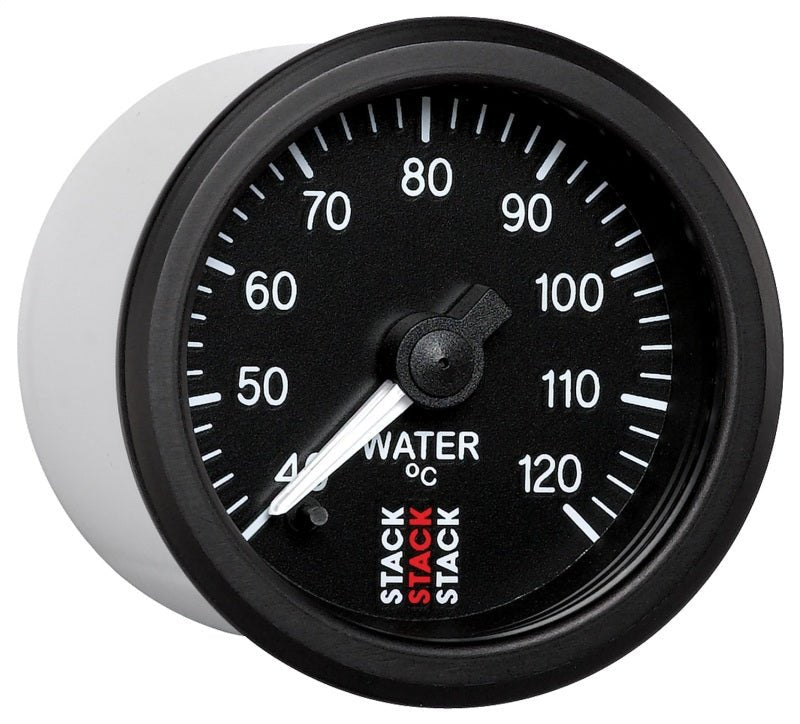 AutoMeter - Autometer Stack 52mm 40-120 Deg C 1/8in NPTF Male Pro Stepper Motor Water Temp Gauge - Black - Demon Performance