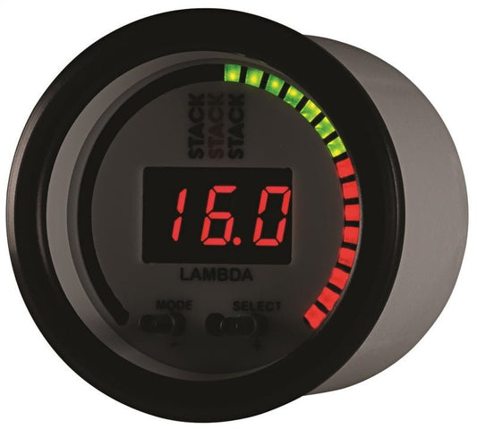 AutoMeter - Autometer Stack 52mm Pro-Control Wideband Air/Fuel Ratio (Lambda) Gauge - White - Demon Performance