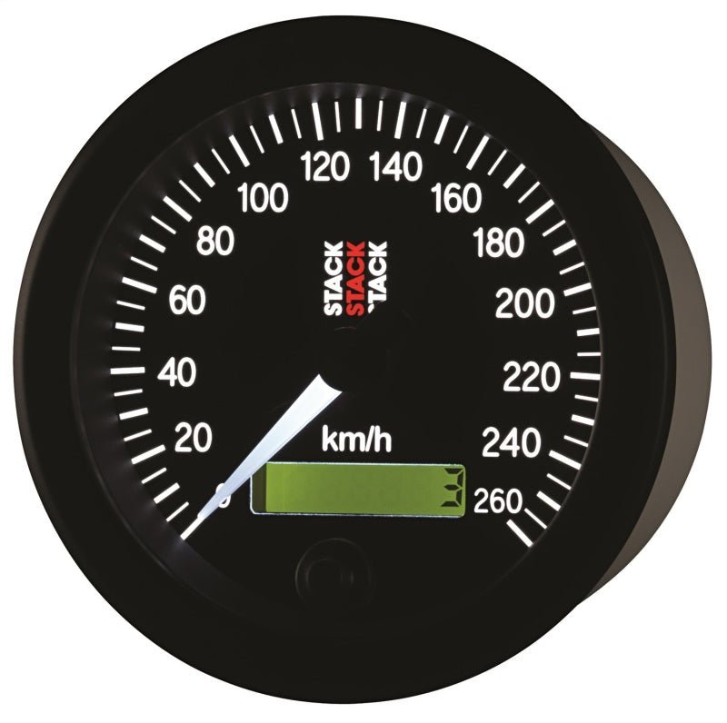 AutoMeter - Autometer Stack 88mm 0-260 KM/H Electronic Speedometer - Black - Demon Performance