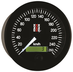 AutoMeter - Autometer Stack 88mm 0-260 KM/H Electronic Speedometer - Black - Demon Performance