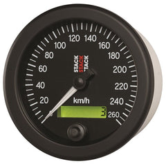 AutoMeter - Autometer Stack 88mm 0-260 KM/H Electronic Speedometer - Black - Demon Performance