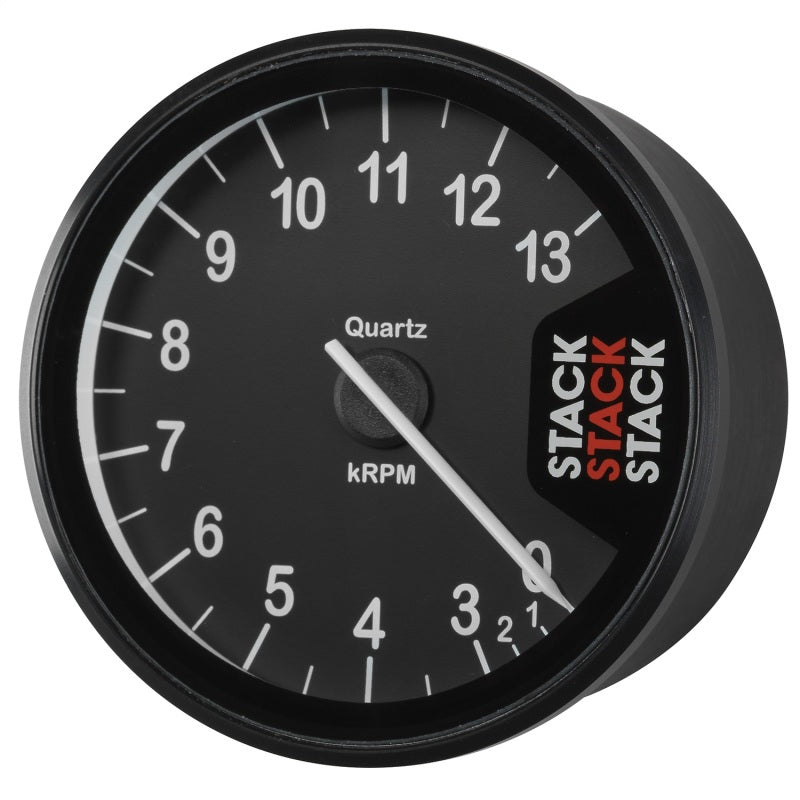 AutoMeter - Autometer Stack Clubman Tachometer 80mm 0-3-13K RPM - Black - Demon Performance