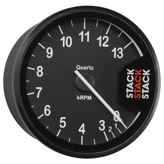 AutoMeter - Autometer Stack Clubman Tachometer 80mm 0-3-13K RPM - Black - Demon Performance