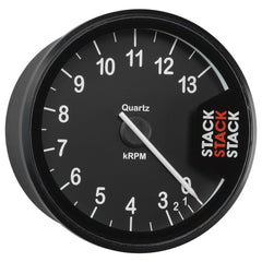 AutoMeter - Autometer Stack Clubman Tachometer 80mm 0-3-13K RPM - Black - Demon Performance