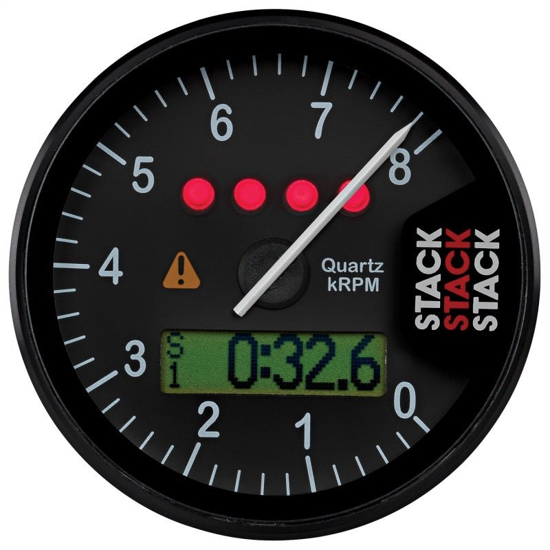 AutoMeter - Autometer Stack Display Tachometer 0-8K RPM - Black - Demon Performance