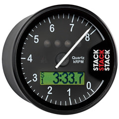 AutoMeter - Autometer Stack Display Tachometer 0-8K RPM - Black - Demon Performance