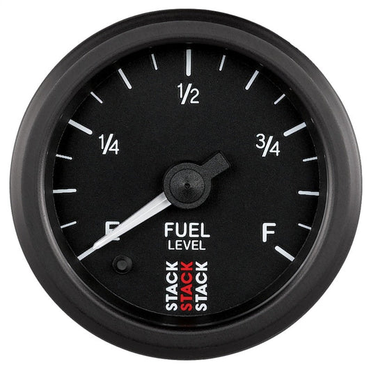 AutoMeter - Autometer Stack Instruments 52mm 0-280 Ohm Programmable Pro Stepper Motor Fuel Level Gauge - Black - Demon Performance