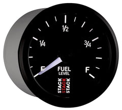 AutoMeter - Autometer Stack Instruments 52mm 0-280 Ohm Programmable Pro Stepper Motor Fuel Level Gauge - Black - Demon Performance