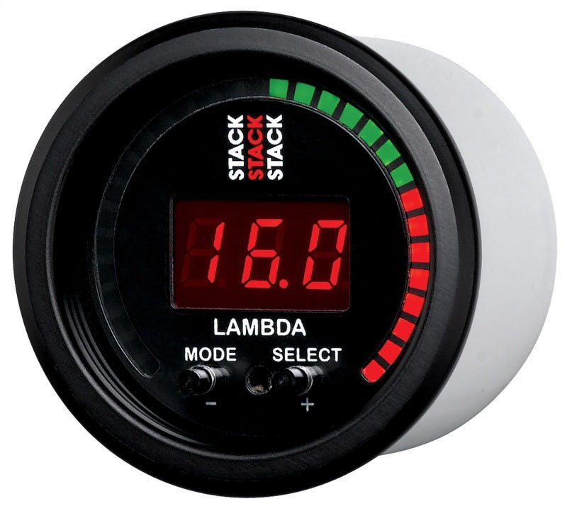 AutoMeter - Autometer Stack Instruments 52mm Wideband Air-Fuel Ratio (LAMBDA) Gauge - Black - Demon Performance