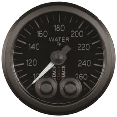 AutoMeter - Autometer Stack Pro Control 52mm 100-260 deg F Water Temp Gauge - Black (1/8in NPTF Male) - Demon Performance