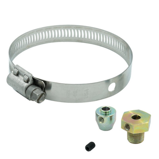 AutoMeter - Autometer Thermocouple Fitting Kit 1/8in NPT Male w/ Set Screw and Band Clamp - Demon Performance