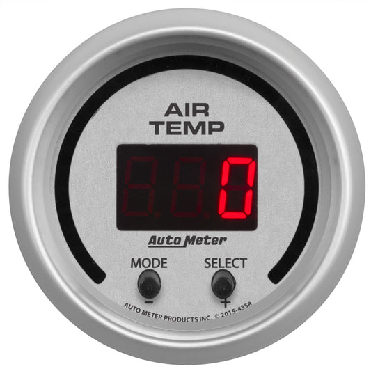 AutoMeter - Autometer Ultra-Lite 2-1/16in 0-300 Degree F Dual Air Temp Gauge - Demon Performance