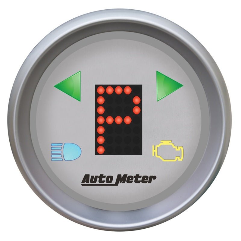 AutoMeter - Autometer Ultra-Lite 2-1/16in (P/R/N/D/L/OD/O/5/4/3/2/1) Digital Gear Position Gauge - Demon Performance