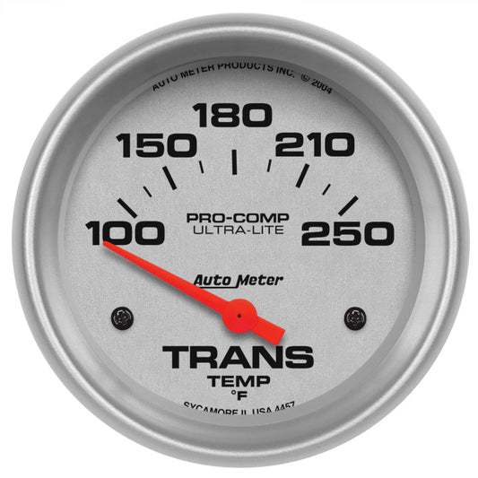 AutoMeter - Autometer Ultra-Lite 2-5/8in 100-250 Deg Electric Transmission Temp Ultra Lite Gauge - Demon Performance