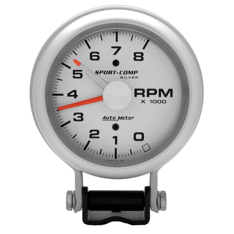 AutoMeter - Autometer Ultra-Lite 3-3/4in 8,000 RPM Pedestal Mount Tachometer - Demon Performance