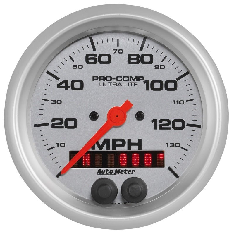 AutoMeter - Autometer Ultra-Lite 3-3/8in 140MPH GPS Speedometer - Demon Performance