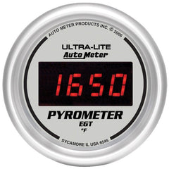 AutoMeter - Autometer Ultra-Lite 52MM 0-2000 Degree Digital Pyrometer - Demon Performance