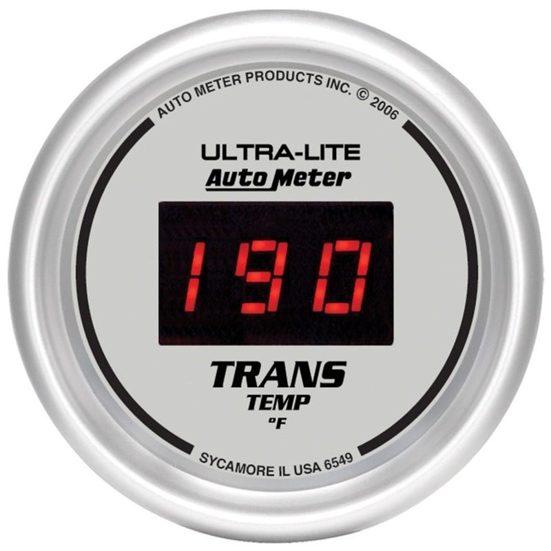 AutoMeter - Autometer Ultra-Lite 52mm 0-300 Deg F Digital Oil Temperature - Demon Performance