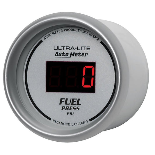 AutoMeter - Autometer Ultra-Lite 52MM 5-100 PSI Digital Fuel Pressure Gauge - Demon Performance