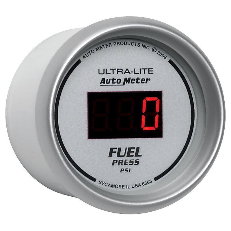 AutoMeter - Autometer Ultra-Lite 52MM 5-100 PSI Digital Fuel Pressure Gauge - Demon Performance