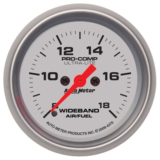 AutoMeter - Autometer Ultra-Lite 52mm Wideband Air/Fuel Gauge Analog Stepper Motor - Demon Performance