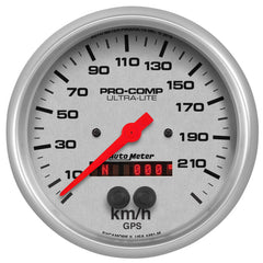 AutoMeter - Autometer Ultra-Lite 5in. 225KM/H (GPS) Speedometer Gauge - Demon Performance