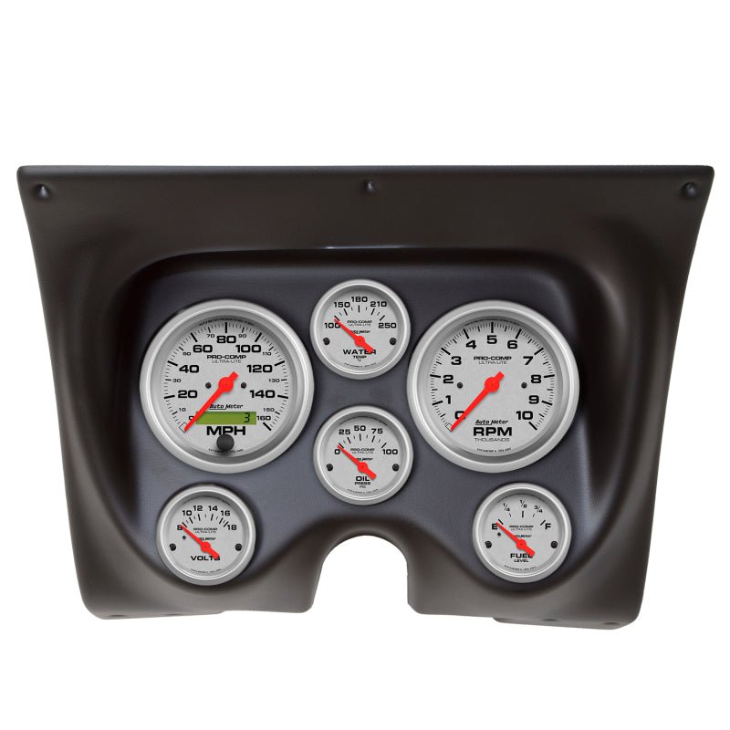 AutoMeter - Autometer Ultra-Lite 67-68 Camaro/Firebird Dash Kit 6pc Tach / MPH / Fuel / Oil / WTMP / Volt - Demon Performance