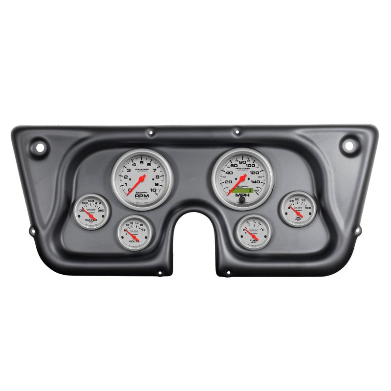 AutoMeter - Autometer Ultra-Lite 67-72 Chevy Truck C/K/K5/Suburban Dash Kit 6pc Tach/MPH/Fuel/Oil/WTMP/Volt - Demon Performance