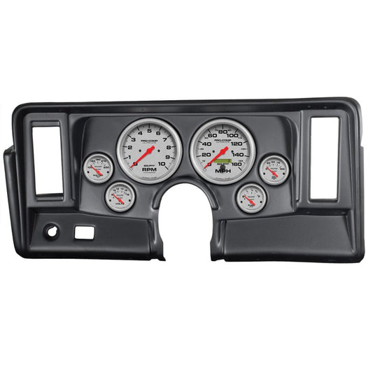 AutoMeter - Autometer Ultra-Lite 69-76 Nova Dash Kit 6pc Tach / MPH / Fuel / Oil / WTMP / Volt - Demon Performance