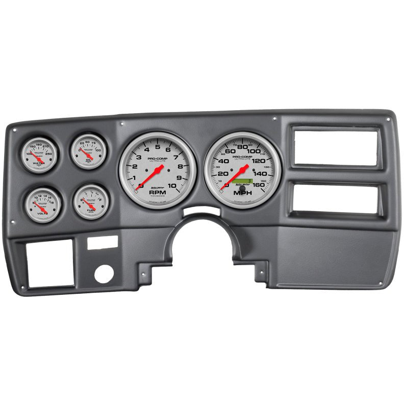 AutoMeter - Autometer Ultra-Lite 73-83 Chevy Truck/Suburban Dash Kit 6pc Tach / MPH / Fuel / Oil / WTMP / Volt - Demon Performance