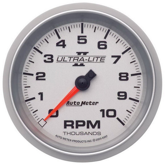 AutoMeter - Autometer Ultra-Lite II 3-3/8in 10000 RPM In-Dash Tachometer - Demon Performance