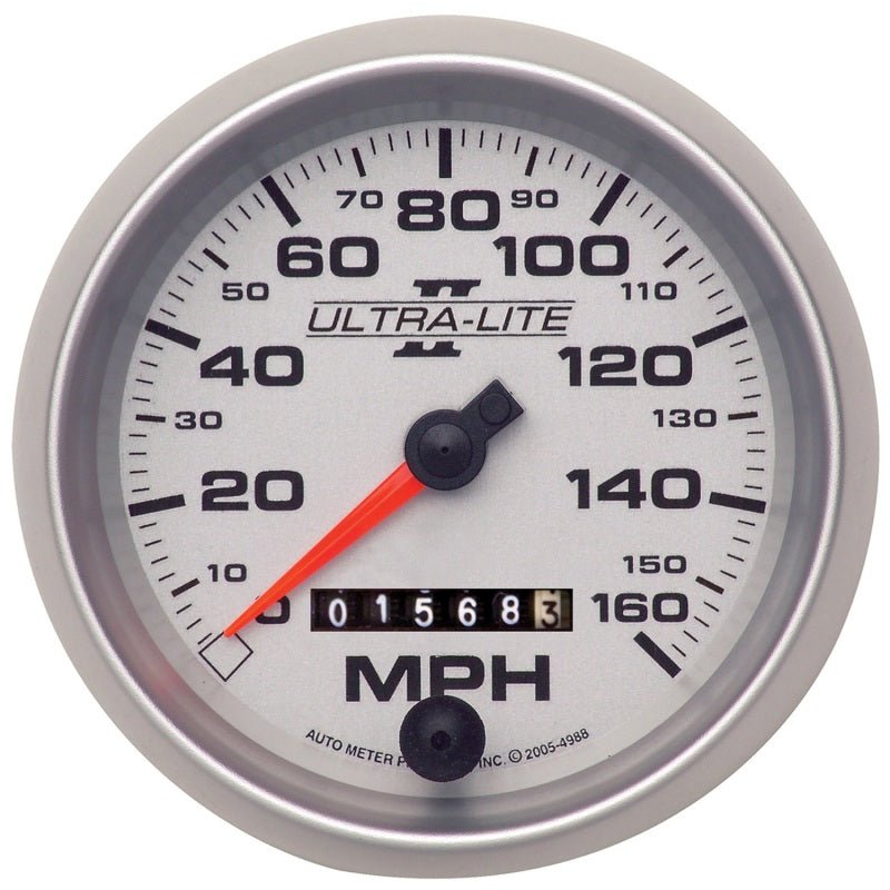 AutoMeter - Autometer Ultra-Lite II 3-3/8in 160MPH Mechanical Speedometer - Demon Performance