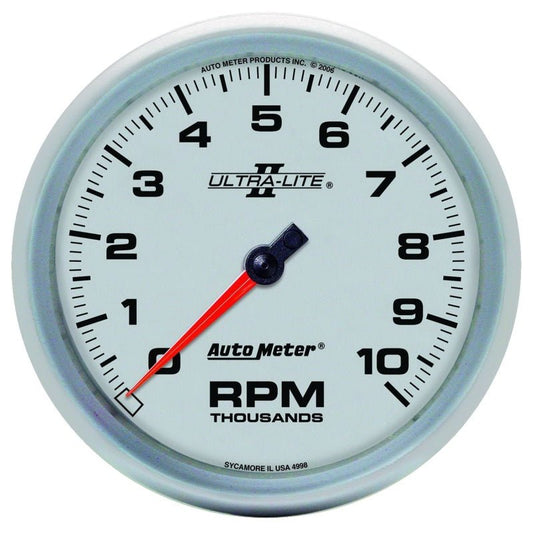 AutoMeter - Autometer Ultra-Lite II 5 Inch 10000 RPM In-Dash Tachometer - Demon Performance