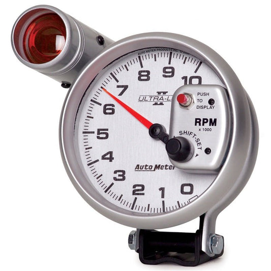 AutoMeter - Autometer Ultra-Lite II 5 Inch 10000 RPM Tach w/ Shift Light - Demon Performance