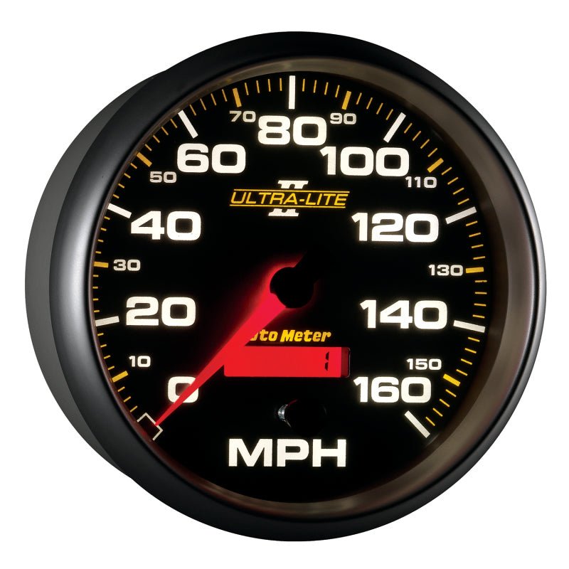 AutoMeter - Autometer Ultra-Lite II 5 Inch 160 MPH FSE Programmable Speedometer - Demon Performance