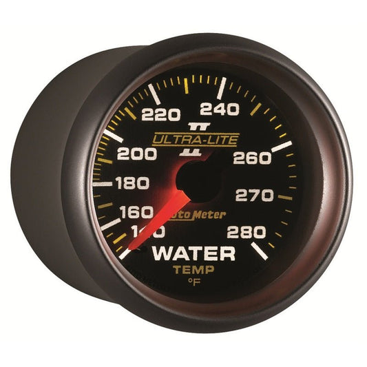 AutoMeter - Autometer Ultra-Lite II 52mm 140-280 Deg F Mechanical Water Temp Gauge - Demon Performance