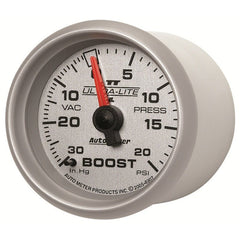 AutoMeter - Autometer Ultra-Lite II 52mm 30 in Hg/20 psi Mechanical Boost/Vacuum Gauge - Demon Performance