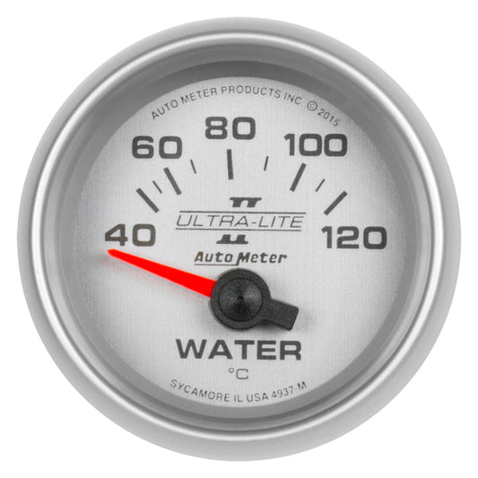 AutoMeter - Autometer Ultra-Lite II Gauge Water Temp 2 1/16in 40-120c Electric Ultra-Lite II - Demon Performance