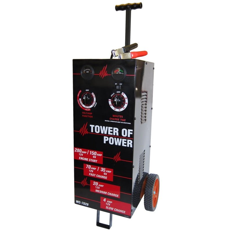 AutoMeter - Autometer Wheel Charger Tower of Power Man 70/30/4/280 AMP - Demon Performance