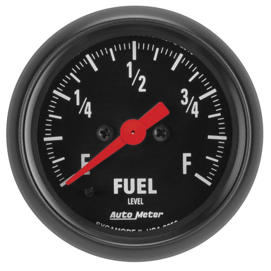 AutoMeter - Autometer Z Series 0-280Ohm 2-1/16in. Programmable Fuel Level Gauge - Demon Performance