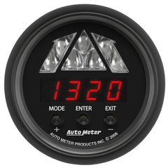 AutoMeter - Autometer Z-Series 2-1/16in Tachometer Digital 16000 RPM w/ LED Shift Light - Demon Performance