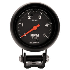 AutoMeter - Autometer Z-Series 2-5/8in 5K RPM Diesel Pedestal Tachometer Gauge - Demon Performance