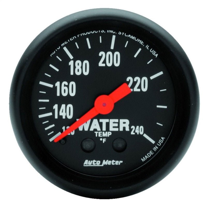 AutoMeter - Autometer Z Series 2 inch 120-240 degree F Mechanical Water Temperature Gauge - Demon Performance