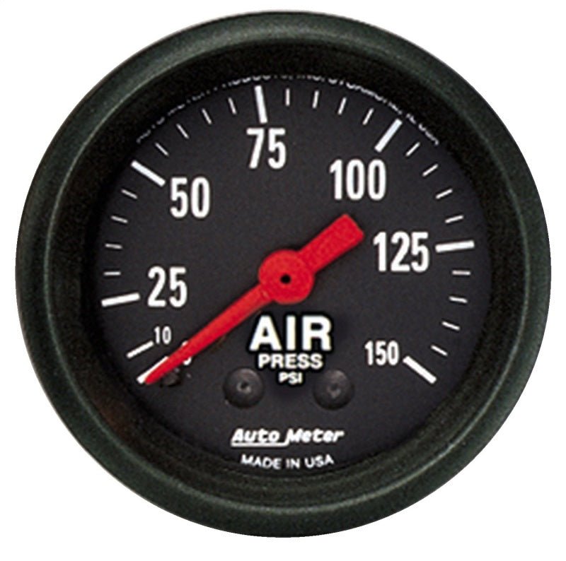 AutoMeter - Autometer Z Series 52mm 0-150 PSI Mechanical Air Pressure Gauge - Demon Performance